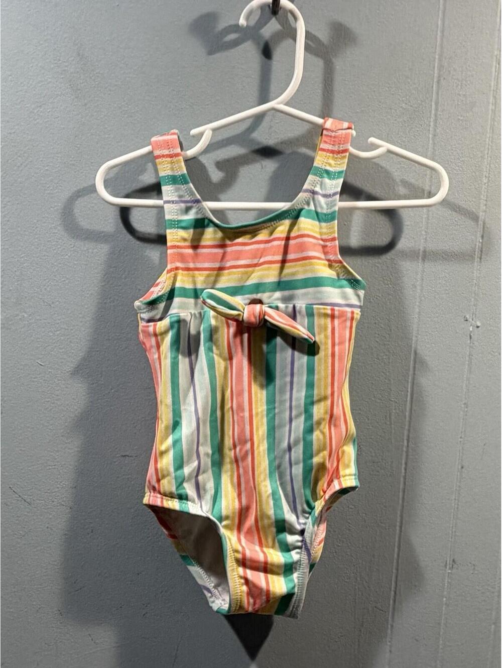 Kids Girls Cat & Jack Swimming Suit Multicolor One Piece Size 2T